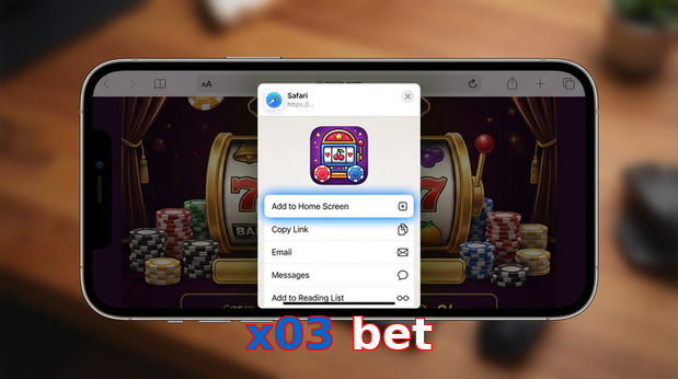 Game list for X03 Bet ios section